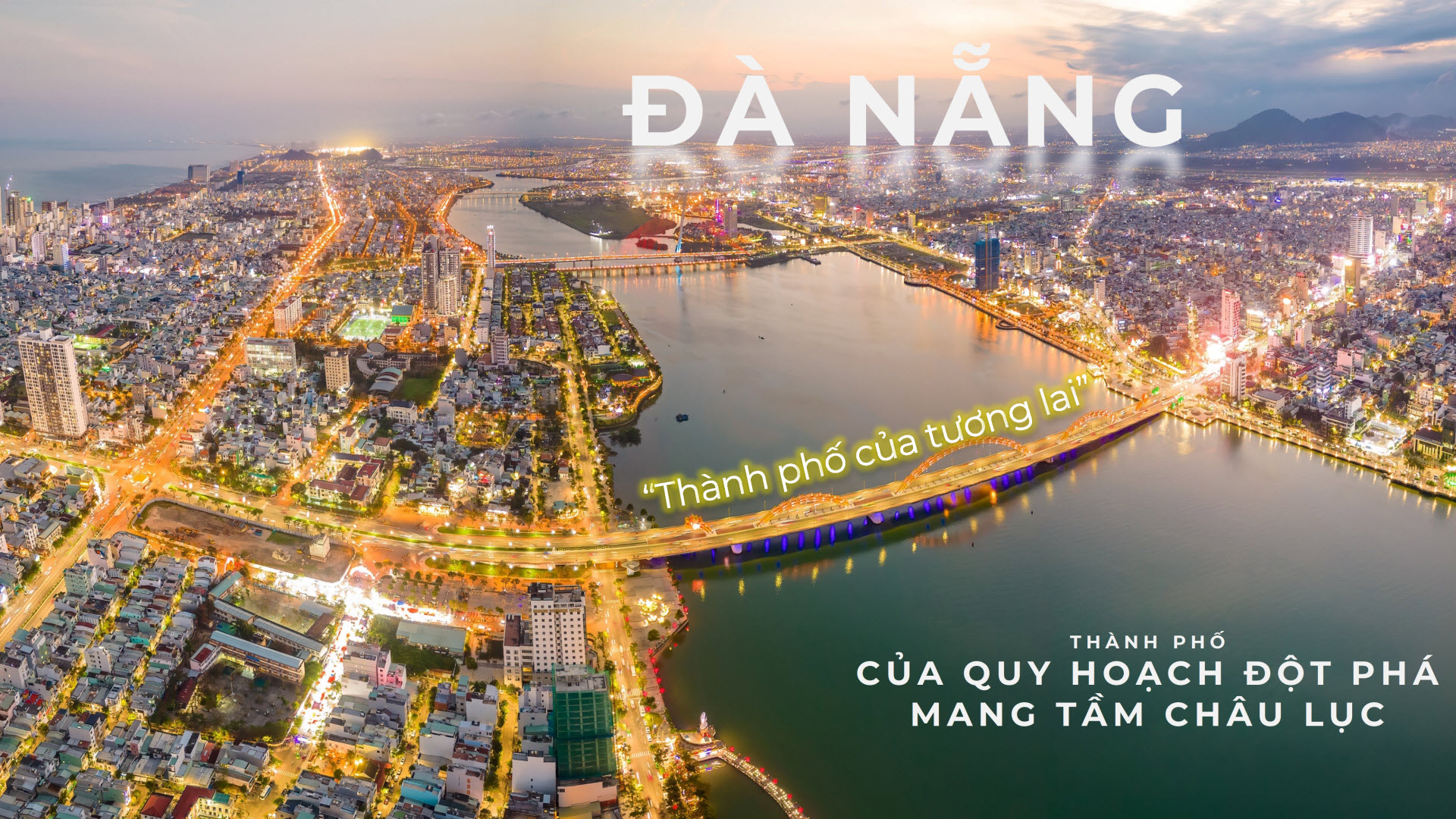 View Cầu Rồng từ tầng 20 Căn Hộ Capital Square Đà Nẵng