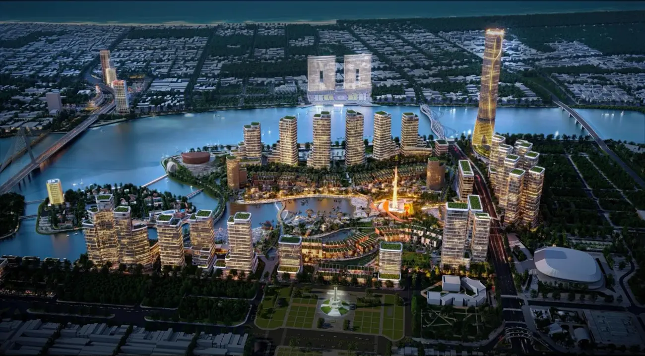 Mặt bằng tầng nhìn ngang bao quát tại khu Căn hộ Đà Nẵng DownTown